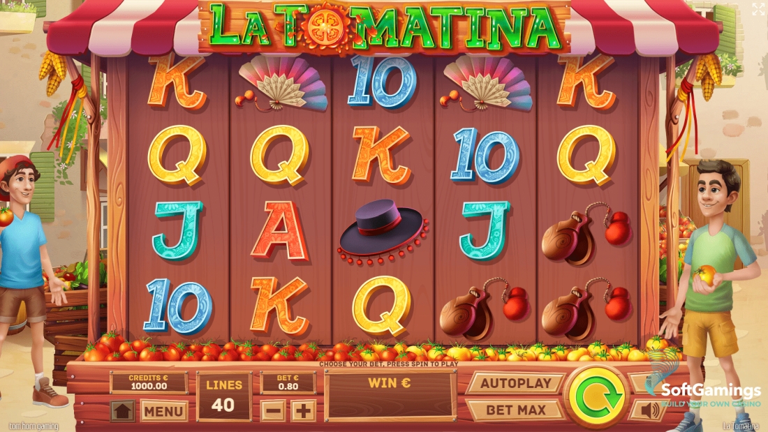 Оригинальный игровой автомат «La Tomatina» на портале MOSTBET casino